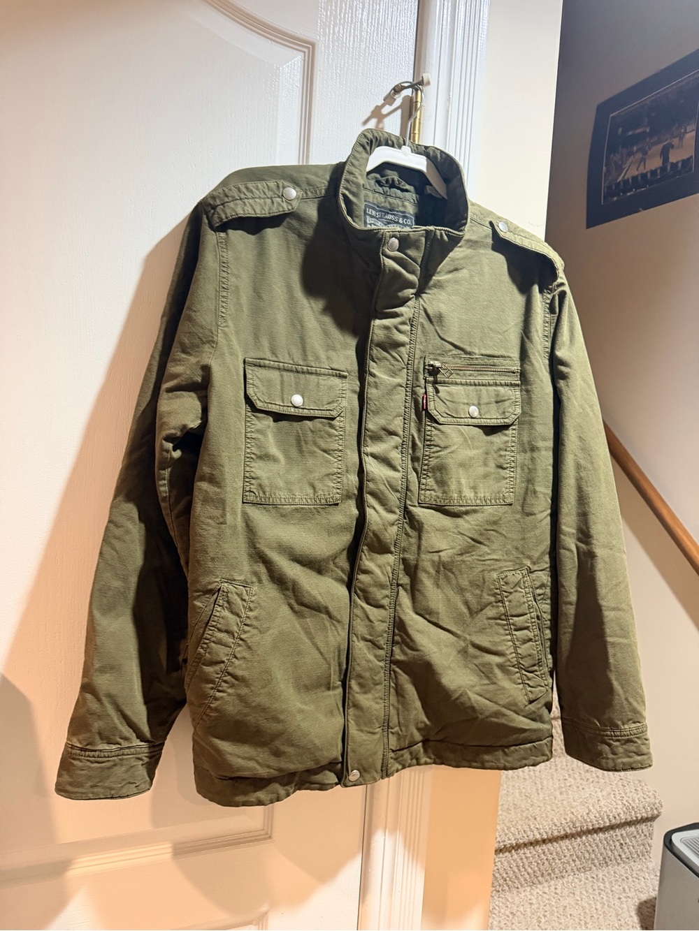 Levi's Olive Green Military Field Jacket